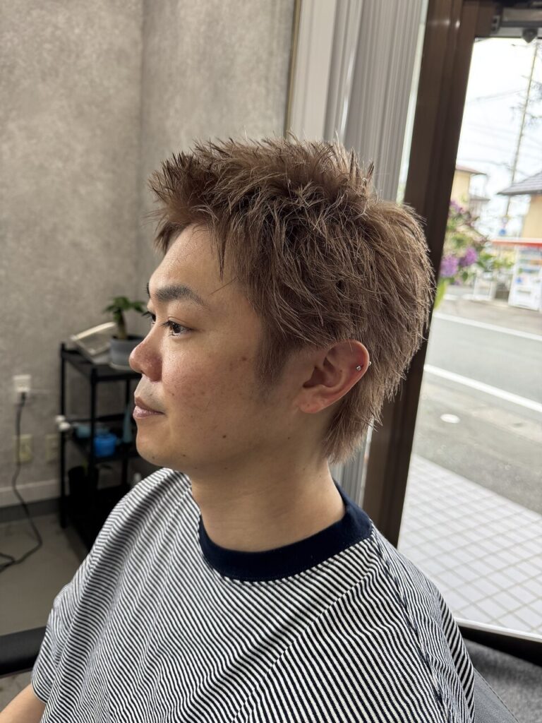 ハイトーンスパイキーショート| BOOST men's hair salon | 浜松市の本格派メンズヘアサロン| BOOST men's hair salon | 浜松市の本格派メンズヘアサロン