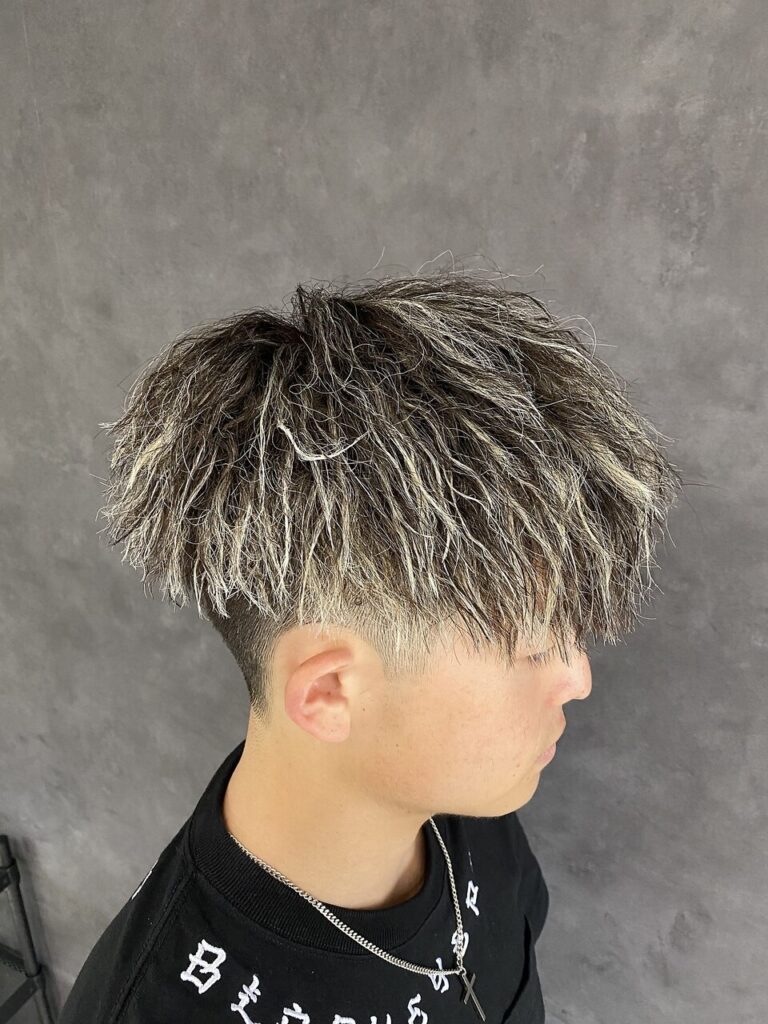 ツイスト×ホワイトメッシュ | 浜松市の本格派メンズヘアサロン