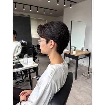 くせ毛を生かしたスタイルです！ | 浜松市の本格派メンズヘアサロン