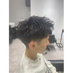 ピンパーマスパイキーショート | 浜松市の本格派メンズヘアサロン