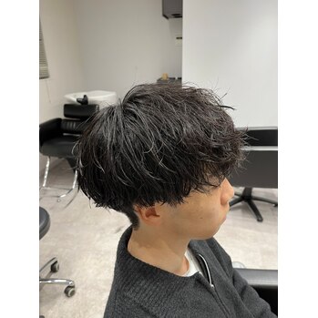 シャドウパーマ | 浜松市の本格派メンズヘアサロン