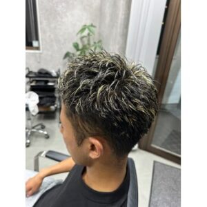 ブリーチメッシュを担当させていただきました！ | BOOST men's hair salon | 浜松市の本格派メンズヘアサロン