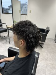 マレット×ツイストスパイラル | BOOST men's hair salon | 浜松市の本格派メンズヘアサロン